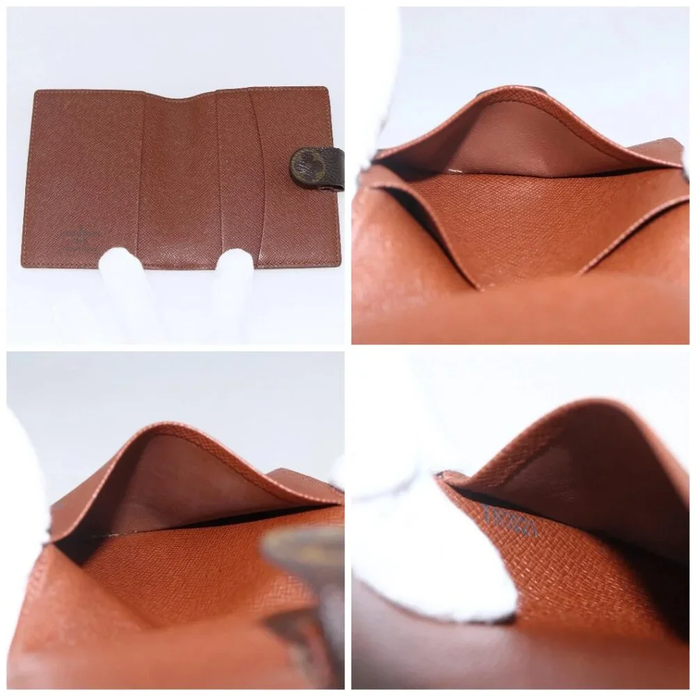 LOUIS VUITTON Monogram Agenda Mini Day Planner Cover R20007 LV Auth 157045